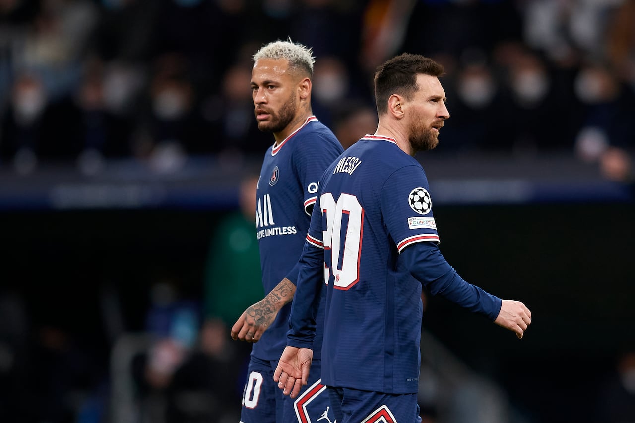 Leo Messi y Neymar, jugadores del PSG