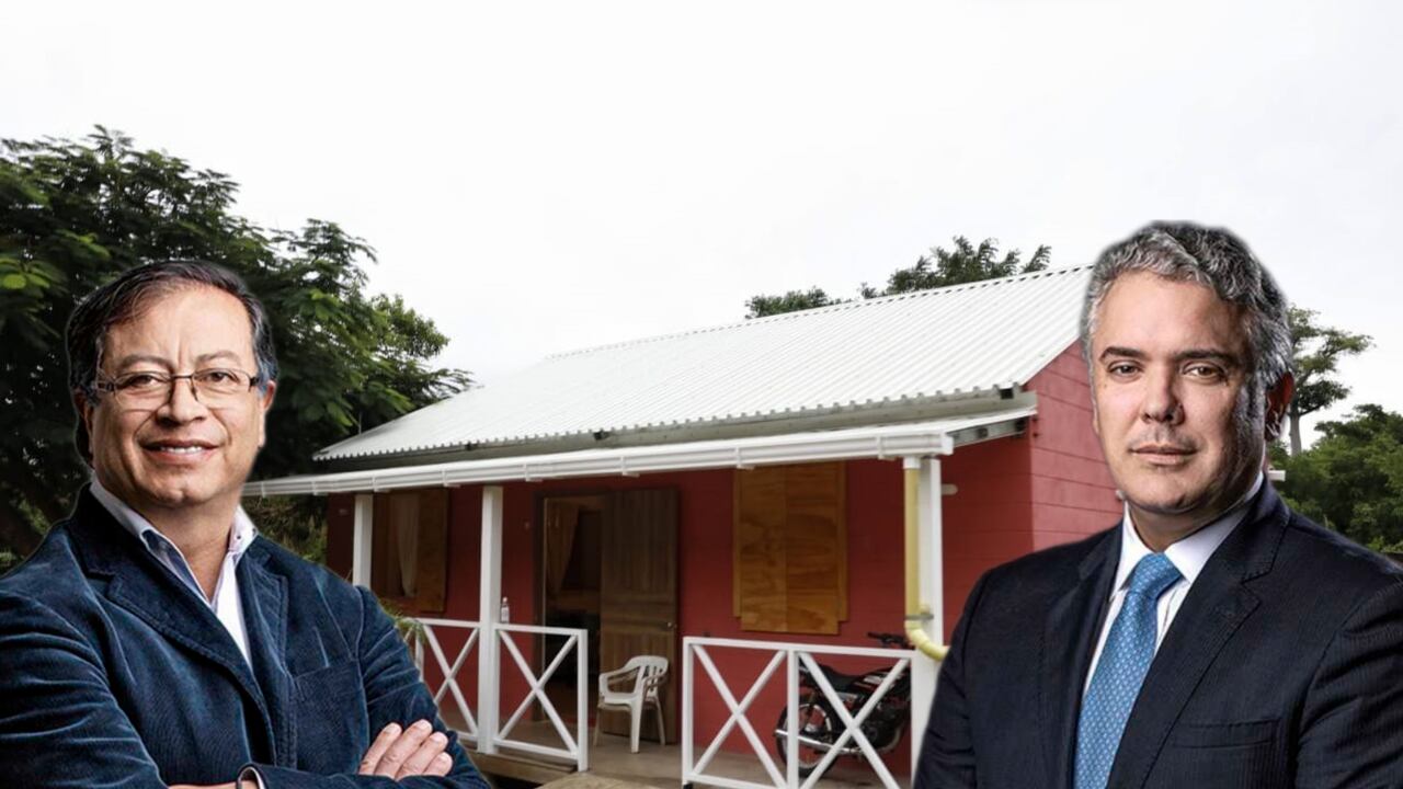 Gustavo Petro e Iván Duque