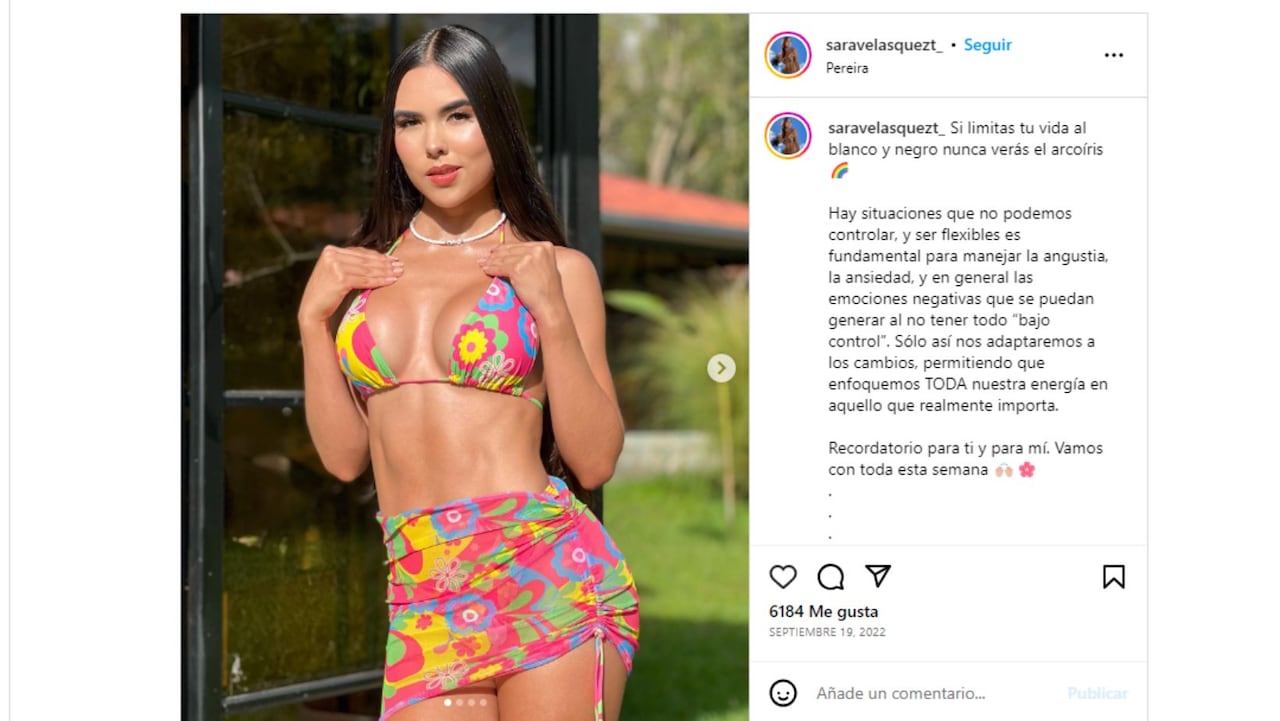 Deléitese con las mejores fotos de Sara, la sensual exconcursante del ‘Desafío’