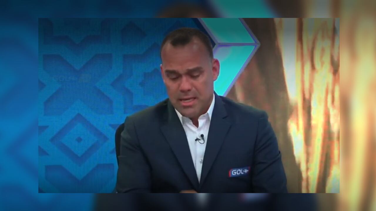 Rafael Dudamel lamentando la muerte de Andrés Balanta