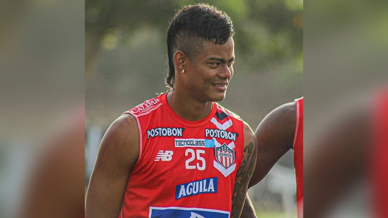 Luis 'El Chino' Sandoval, jugador del Junior de Barranquilla.