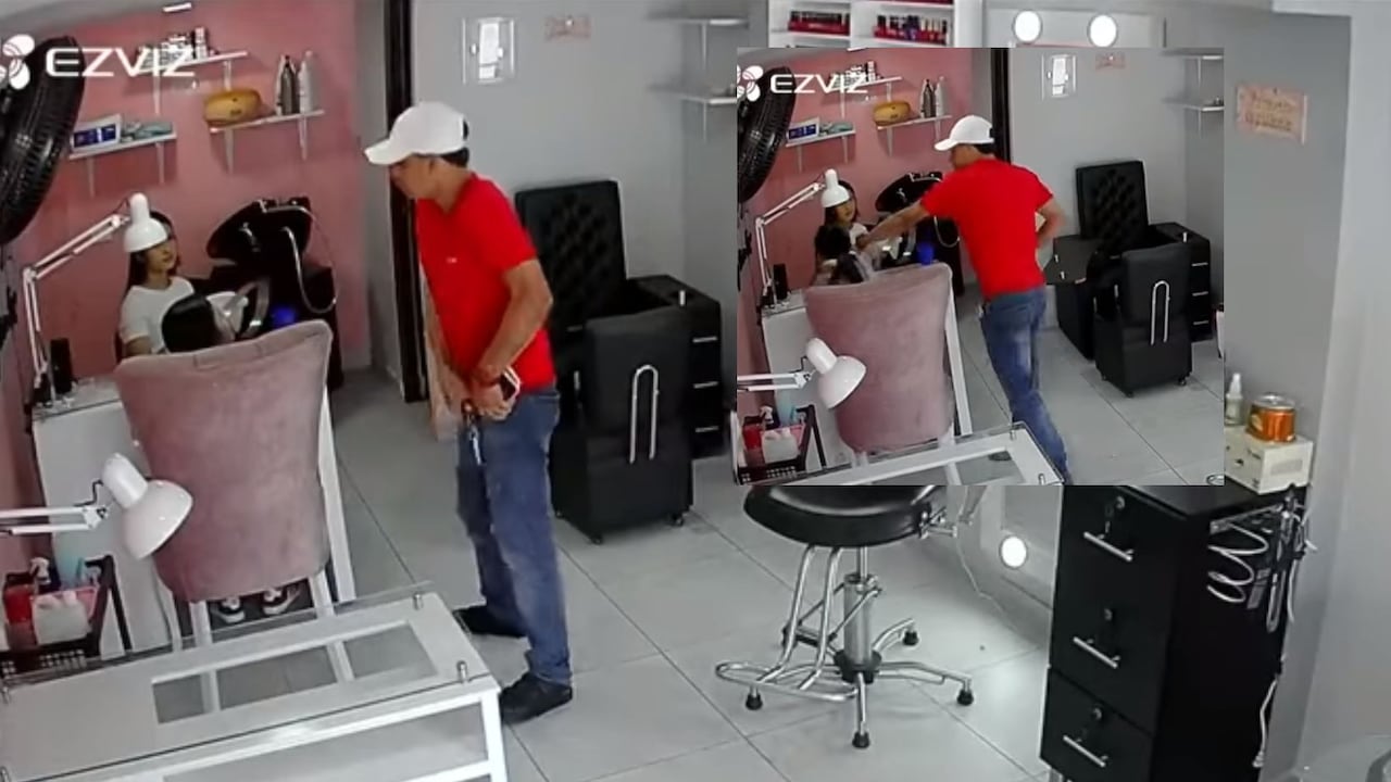 La mala suerte de ladrón: robó peluquería y cámaras full HD lo grabaron