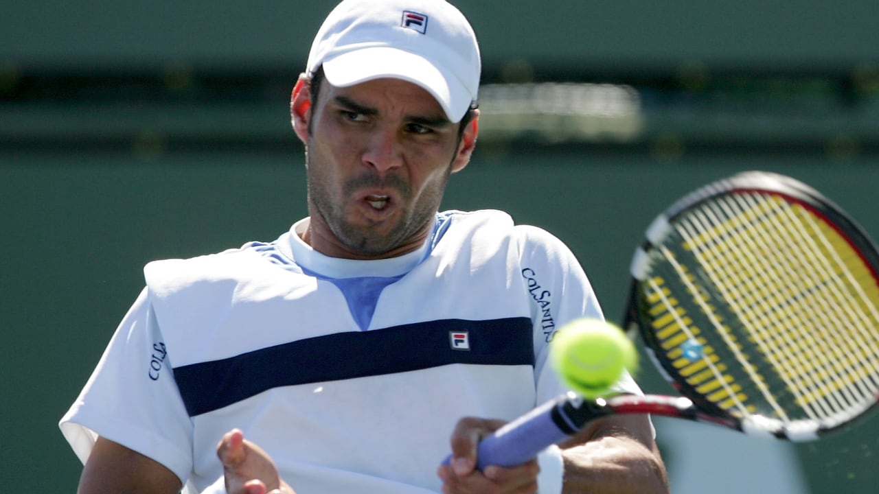 Alejandro Falla, extenista colombiano, y entrenador y capitán del equipo Copa Davis de Colombia