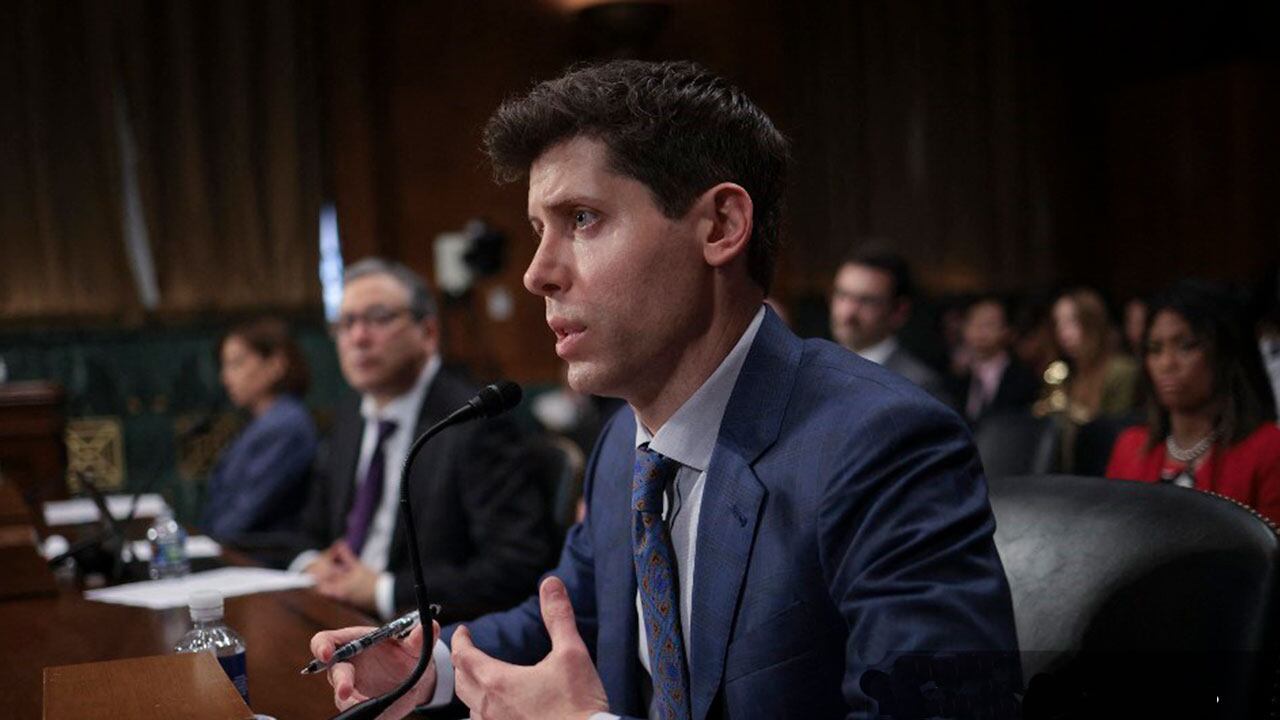 Sam Altman, CEO de Open AI, marca creadora de ChatGPT.