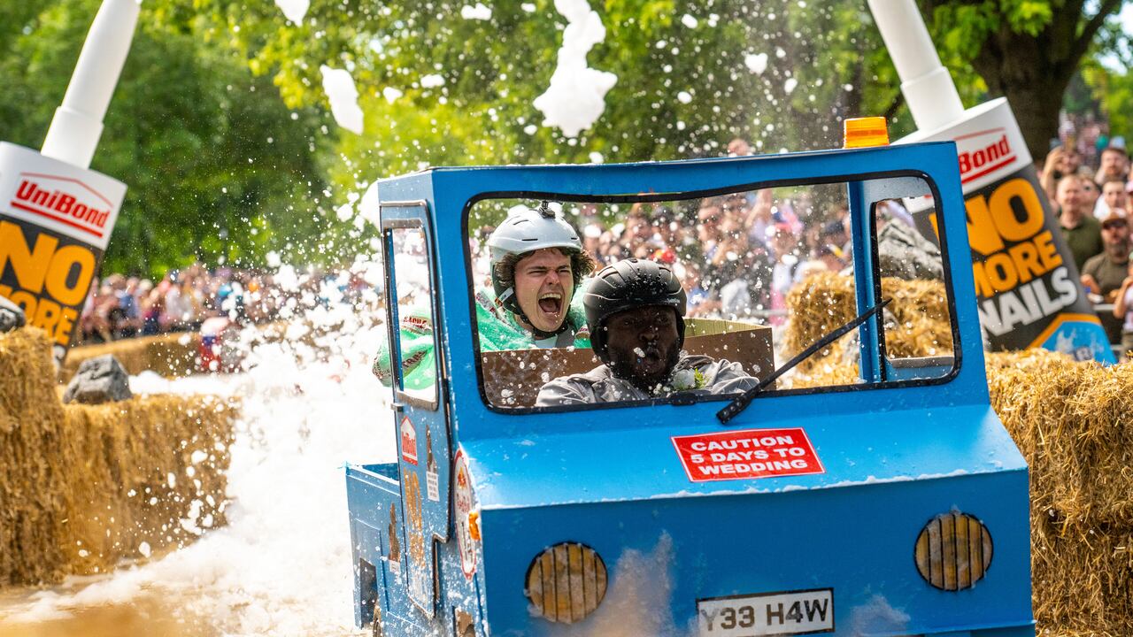 Bricks and Disorder seen at Red Bull Soap Box Race at Alexandra Palace, London, UK on 22nd June 2024 // Leo Francis / Red Bull Content Pool // SI202406220574 // Usage for editorial use only //