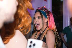 Belinda Peregrina asiste al Discurso de Apertura del Orgullo Gay MADO 2022 en la Plaza Pedro Zerolo el 6 de julio de 2022 en Madrid, España. (Foto de David Benito/Getty Images)