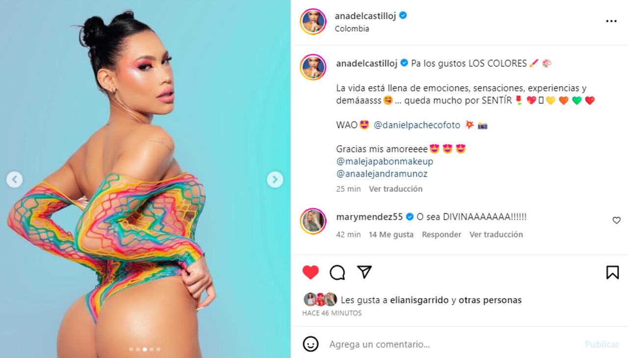 Foto: Instagram @anadelcastilloj.