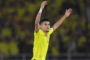 Luis Díaz rompió la racha de siete partidos sin marcar para la Selección Colombia