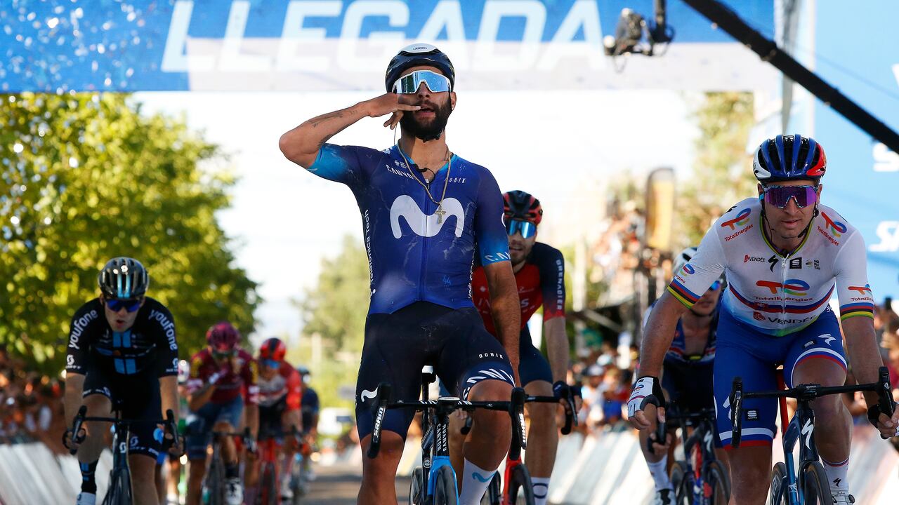 Fernando Gaviria, corredor del Movistar Team.