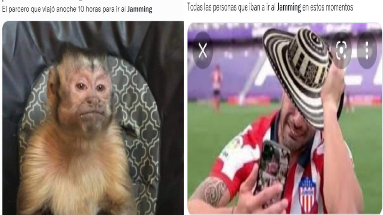Memes del Jamming Festival en Twitter-Collage SEMANA