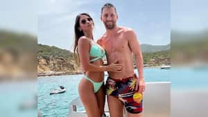 Antonela Roccuzzo y Lionel Messi.