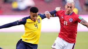 Byron Castillo en el partido ante Chile por Eliminatorias el pasado 5 de septiembre de 2021