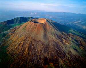 Cima del volcán Vesubio