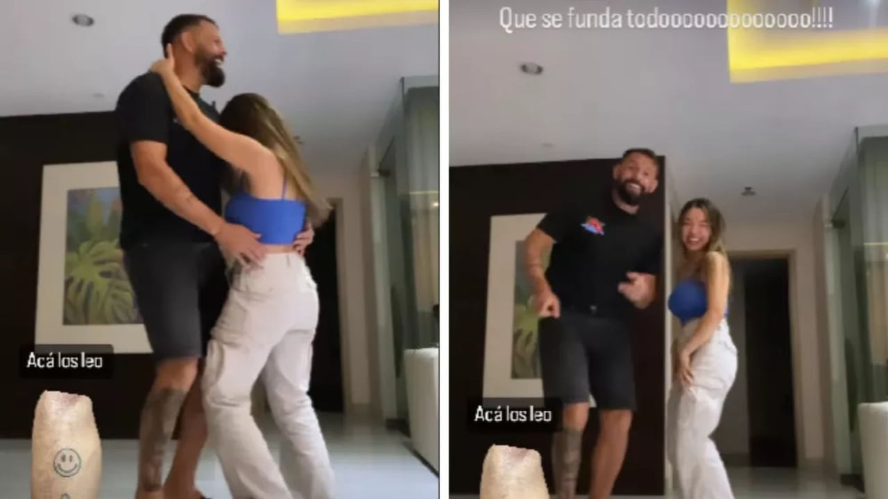 En video: Matías Mier, ex de Melissa Martínez, reapareció contento bailando junto a su novia