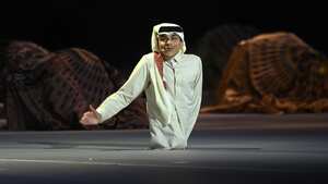 Ghanim Al-Muftah, influencer qatarí, quien estuvo presente durante la inauguración del Mundial de Qatar 2022.