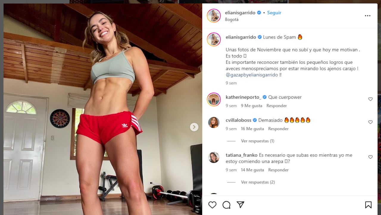 Foto: Instagram @elianisgarrido