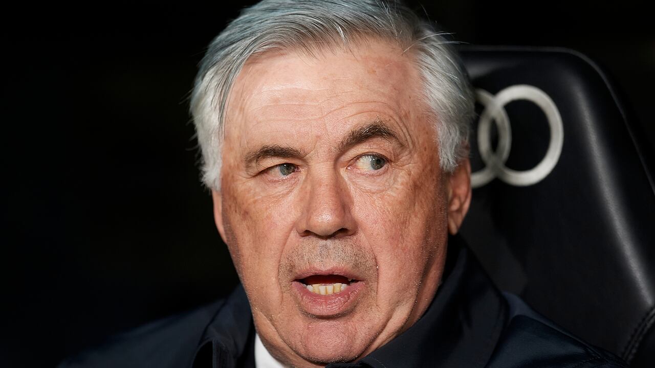 Carlo Ancelotti, técnico del Real Madrid