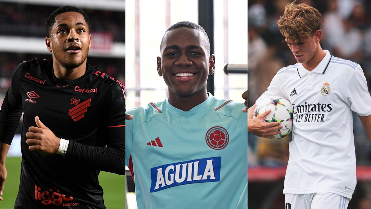 Vitor Roque, Alexis Castillo y Nicolás Paz