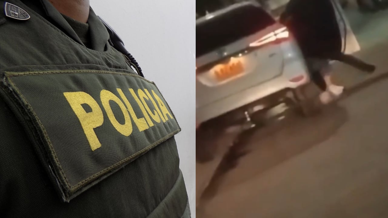 Policía atacó a golpes a una mujer en Cartagena.