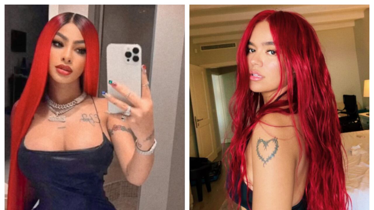 ¿Copiando a Karol G?, Yailin La Más Viral también mostró sus nipples