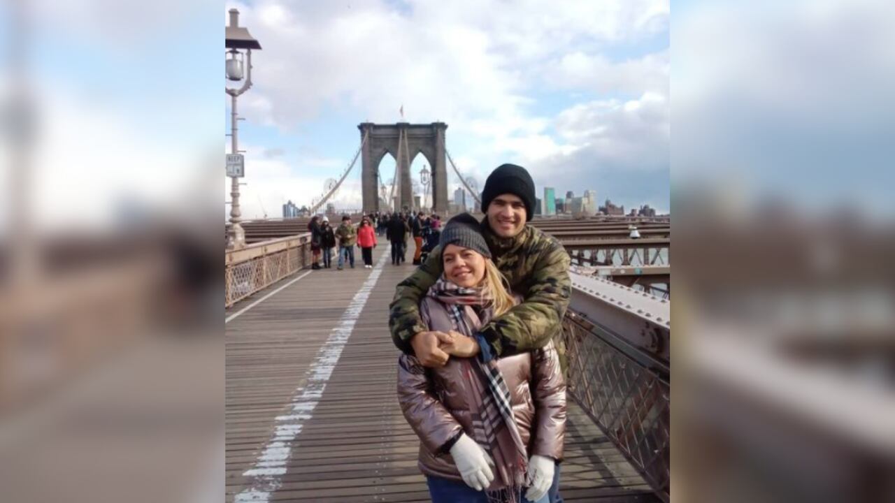 Pedro Rendón y su esposa Ximena Vasquez en Estados Unidos