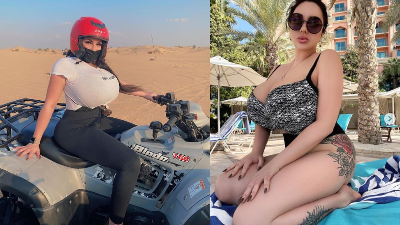 Anastasiya Berthie tiene 26 años y asegura que, pese a tener éxito en una plataforma como Only Fans, el tamaño de su busto le ha traído problemas en sus rutinas cotidianas.