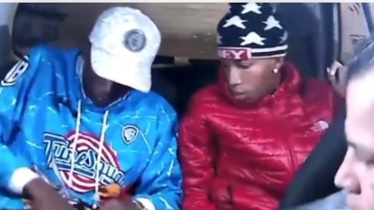 Captura de pantalla ladrones en Bogotá