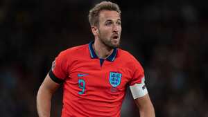 Harry Kane, jugador de la Selección de Inglaterra, durante el partido del Grupo A de la UEFA Nations League contra Alemania.