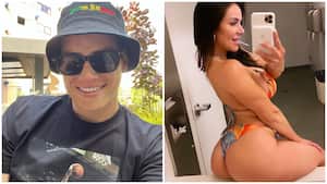 James Rodríguez, jugador del Al-Rayyan, y Kendra Lust, actriz porno.