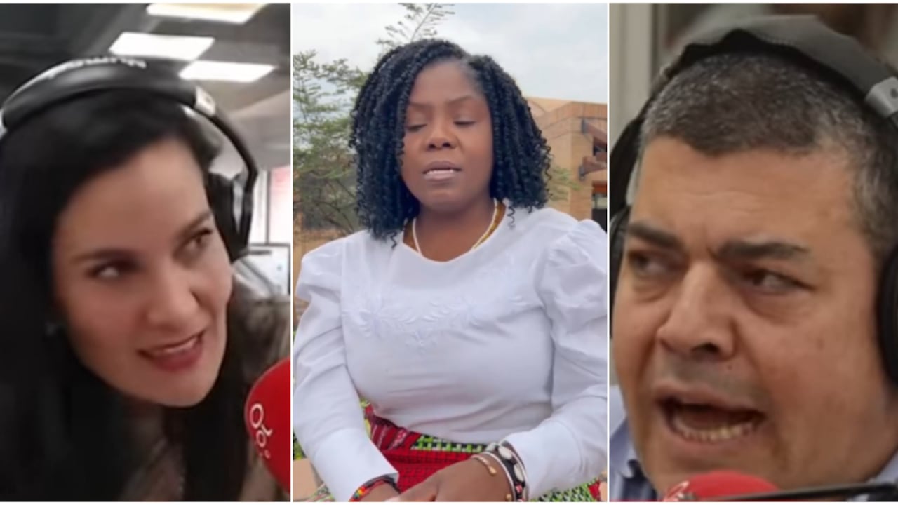 Vanessa De La Torre, Francia Márquez y Gustavo Gómez