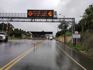 Peaje Patios vía la Calera - cierre por derrumbes