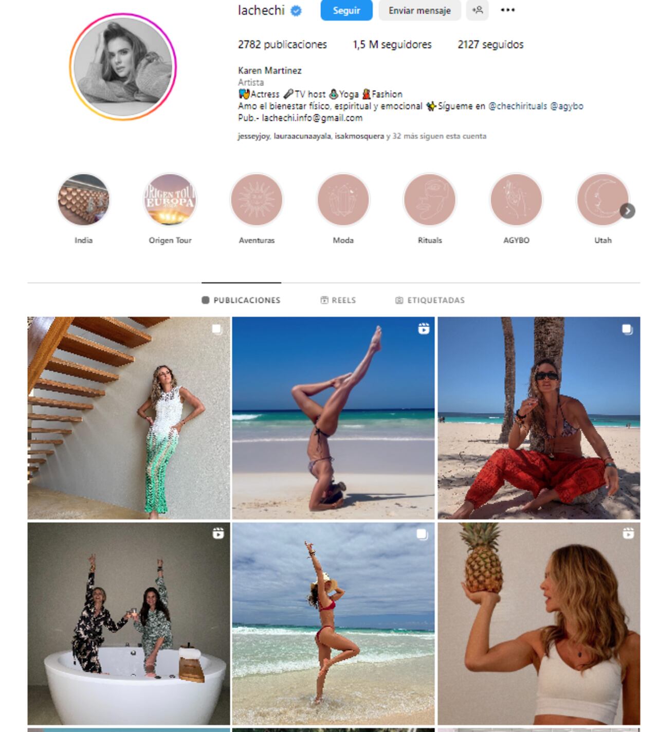 Foto: Instagram @lachechi