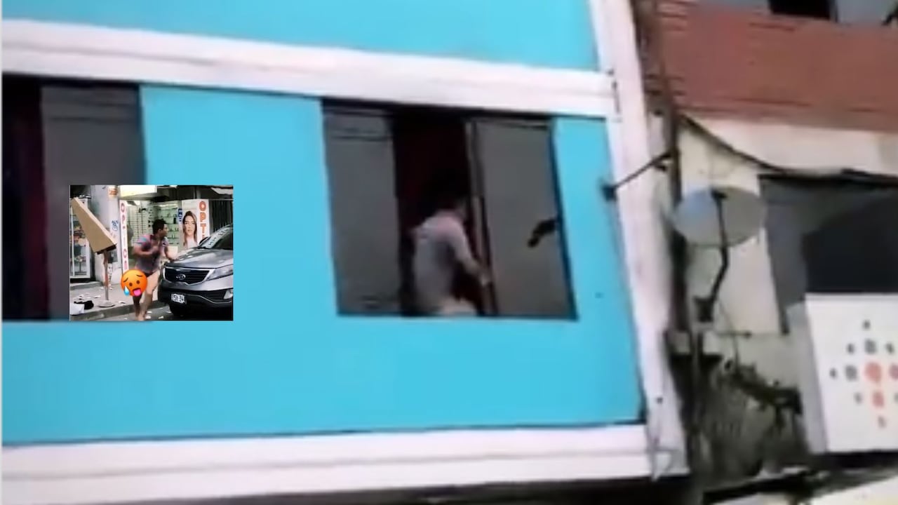 Video: Hombre huye desnudo por la ventana de un hotel en plena celebración de San Valentín, ¿qué pasó?