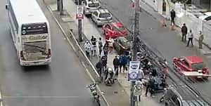 Ladrones arrollados en Chile
