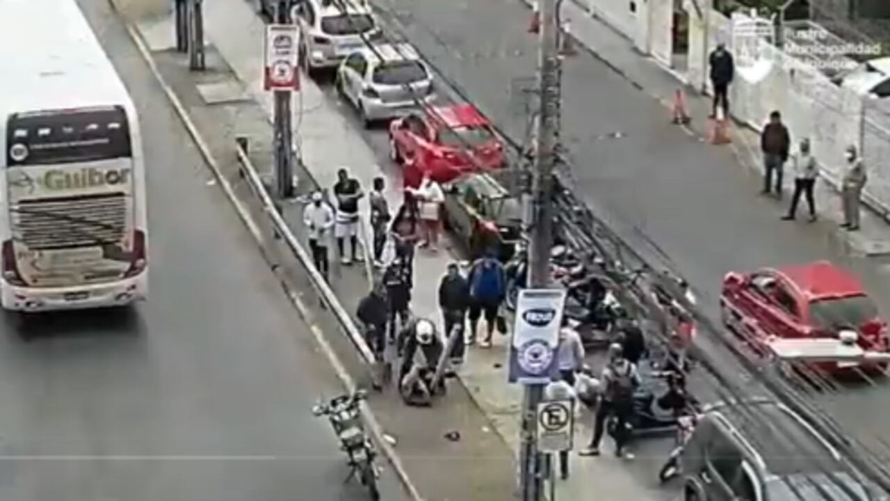 Ladrones arrollados en Chile