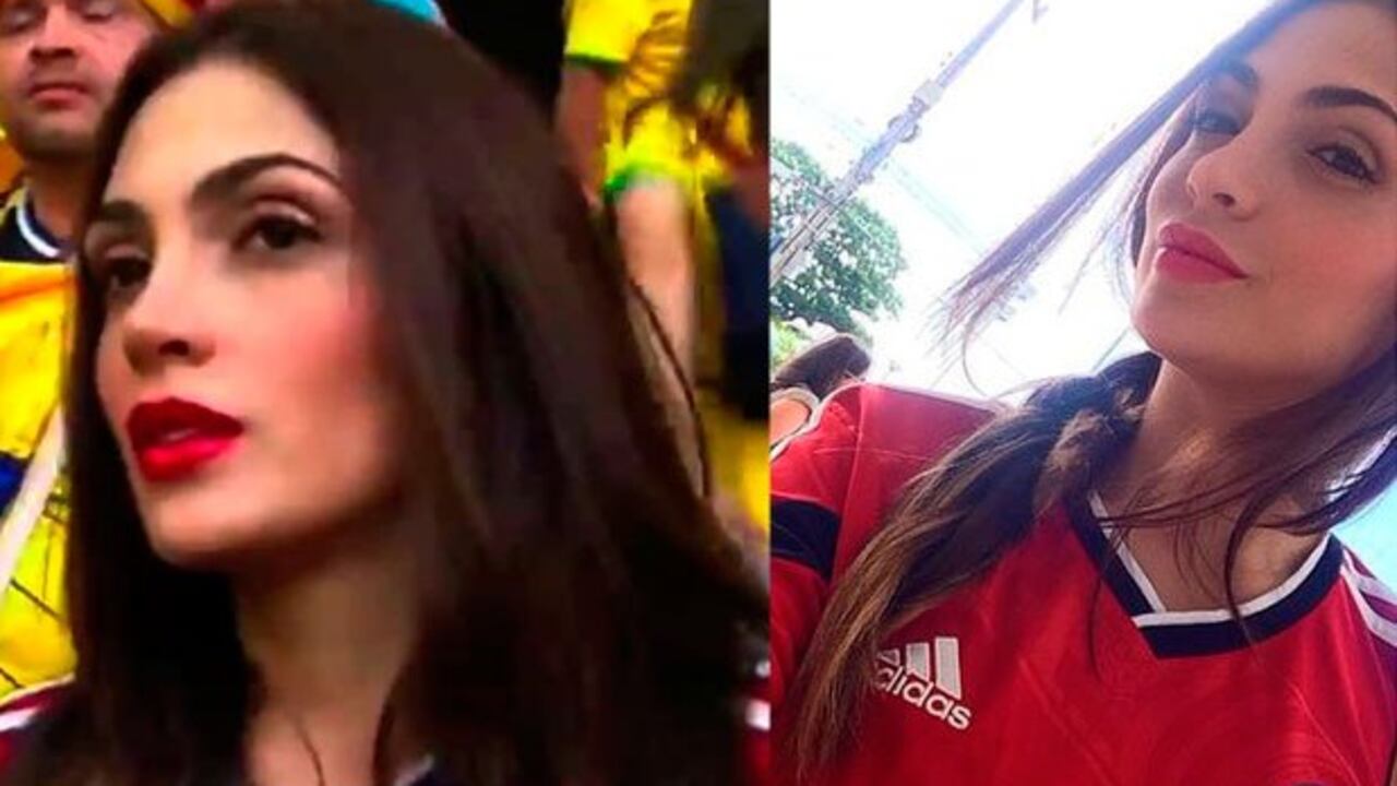 Natalia Betancourt durante el mundial Brasil 2014