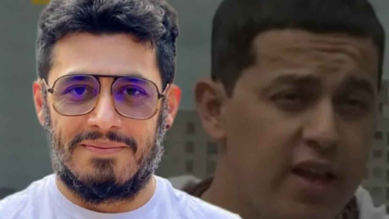 Santiago Alarcón y su supuesto hijo
