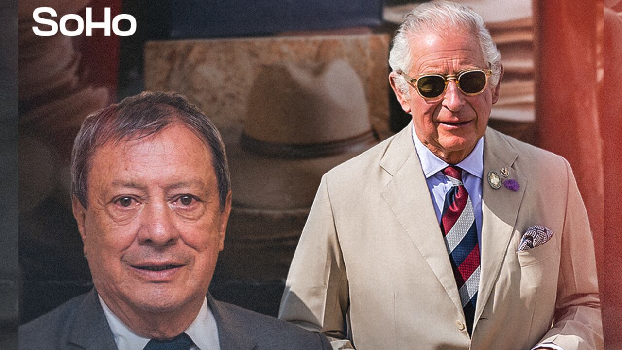 El sombrero de Mario Hernández que lució el rey Carlos III.