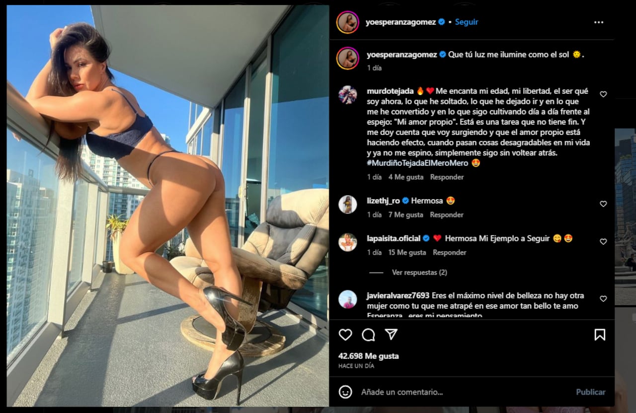 Foto: Instagram @yoesperanzagomez