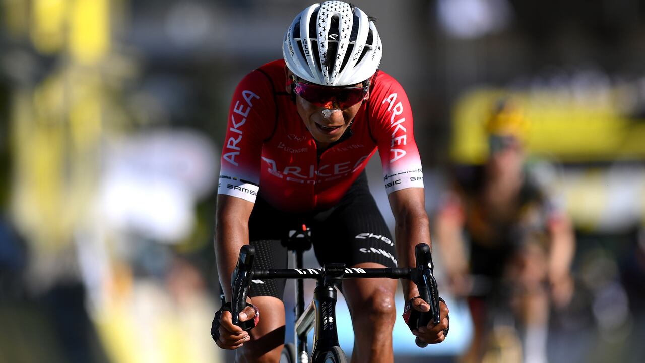Nairo Quintana, ciclista colombiano, durante el Tour de Francia 2022.