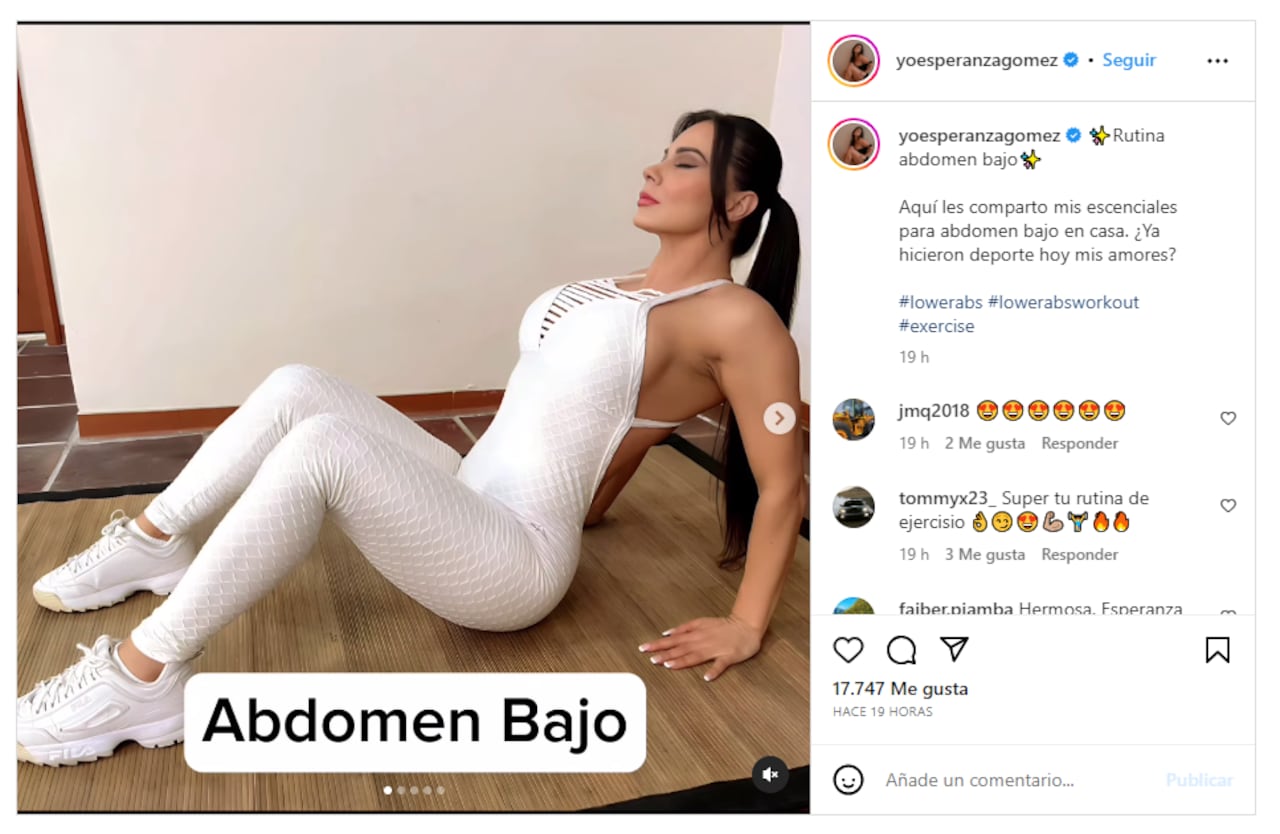 Foto: Instagram @yoesperanzagomez