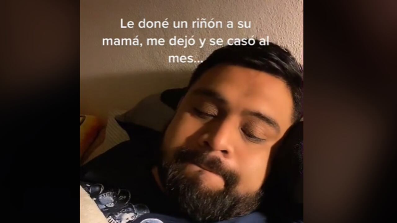 Hombre que donó un riñón a su suegra y su novia se casó con otro se hace viral