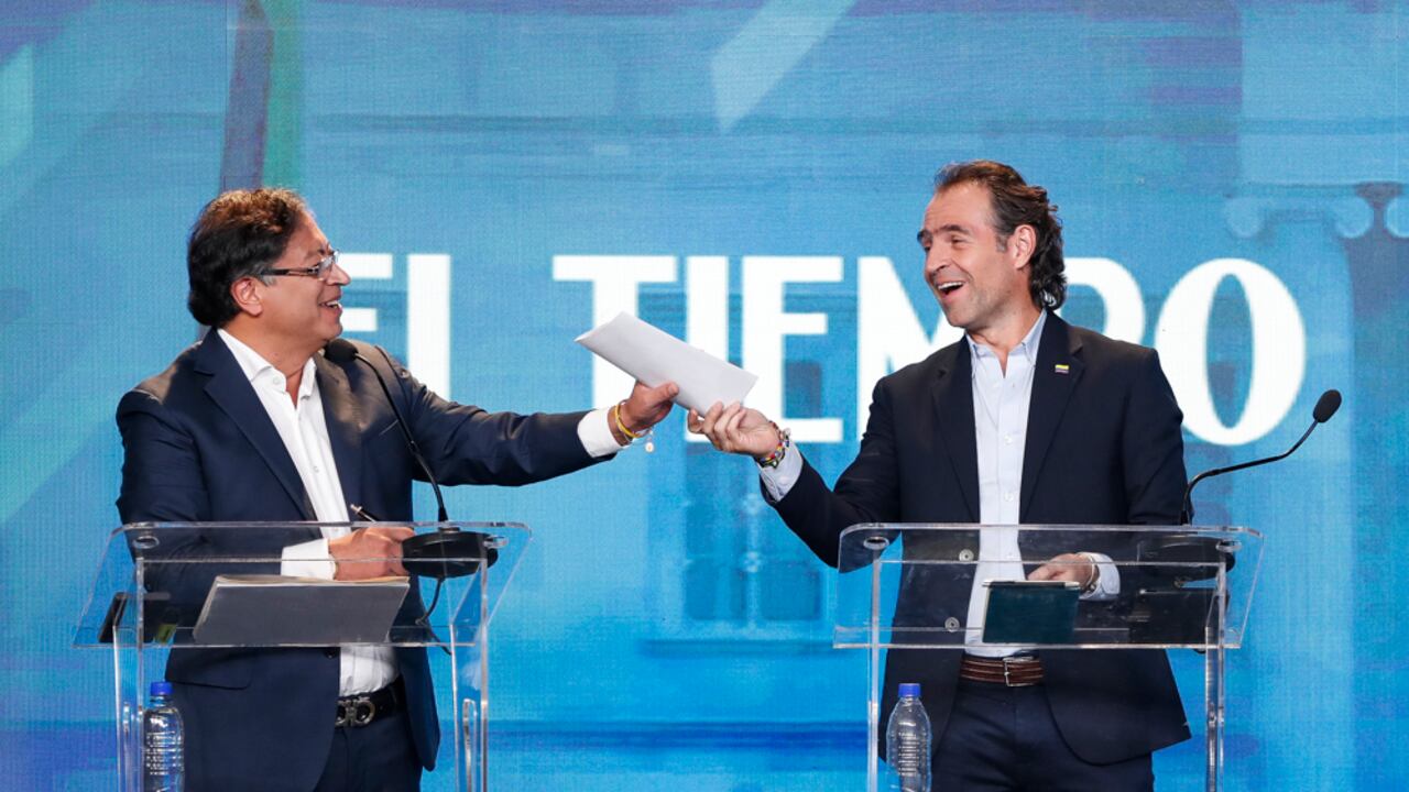 Federico Gutiérrez y Gustavo Petro debate definitivo