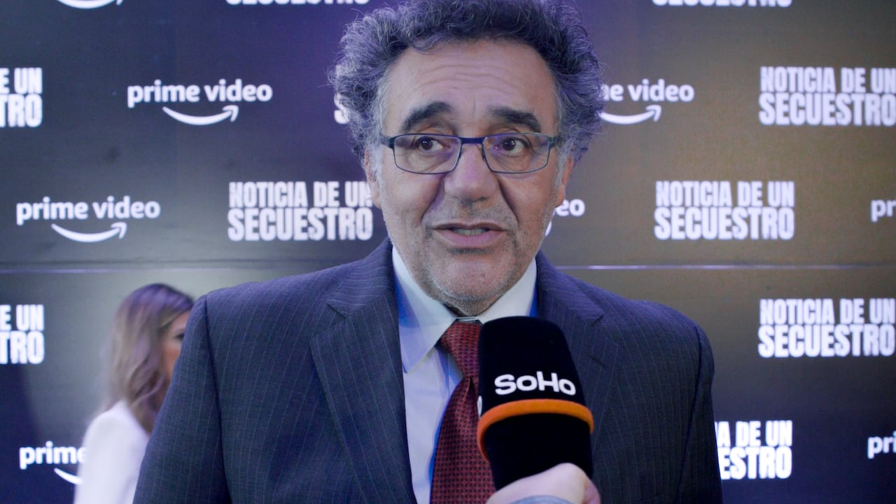 Rodrigo García, hijo de Gabriel García Márquez, en la presentación de la serie de 'Noticia de un secuestro'.