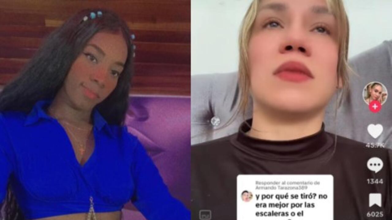 Captura de pantalla video amiga de joven que cayó por la ventana