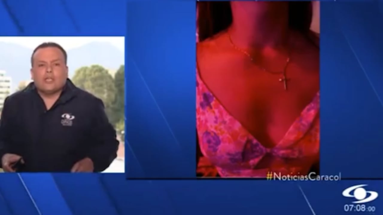 Enojado, Edward Porras se defendió en Noticias Caracol por foto que mostró de mujer en "ropa íntima"
