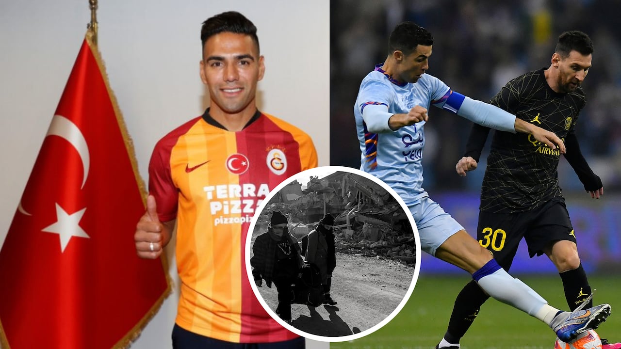 Falcao García ayuda a afectados por terremoto en Turquía y Siria