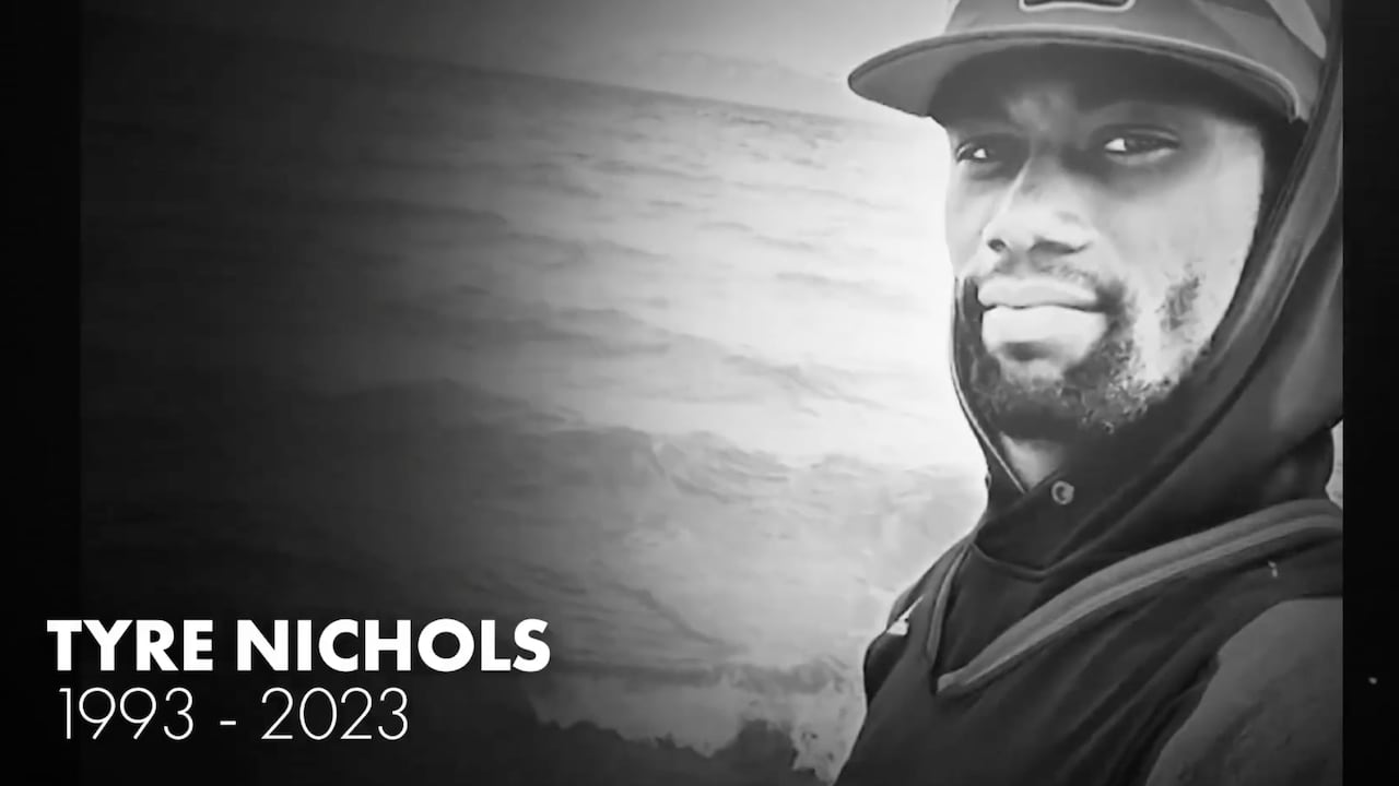 Tyre Nichols, joven afroamericano quien perdió la vida luego de una paliza propinda por cinco policías.