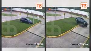 El incidente quedó registrado en cámaras de seguridad