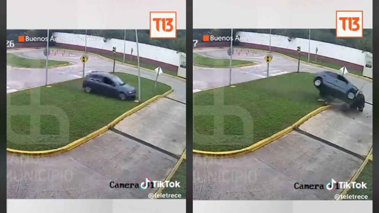 En video: El aparatoso accidente que sufrió una mujer en pleno examen para obtener la licencia de conducción